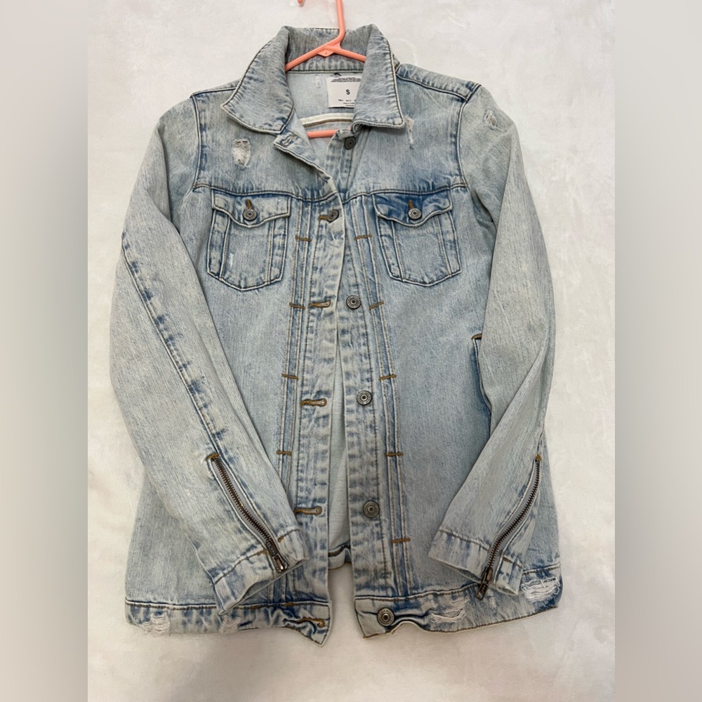 ZARA Long Denim Jacket